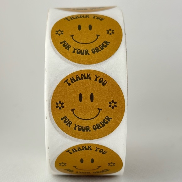 HANDMADE Other - THANK YOU for your order stickers 100 pack NEW​​​